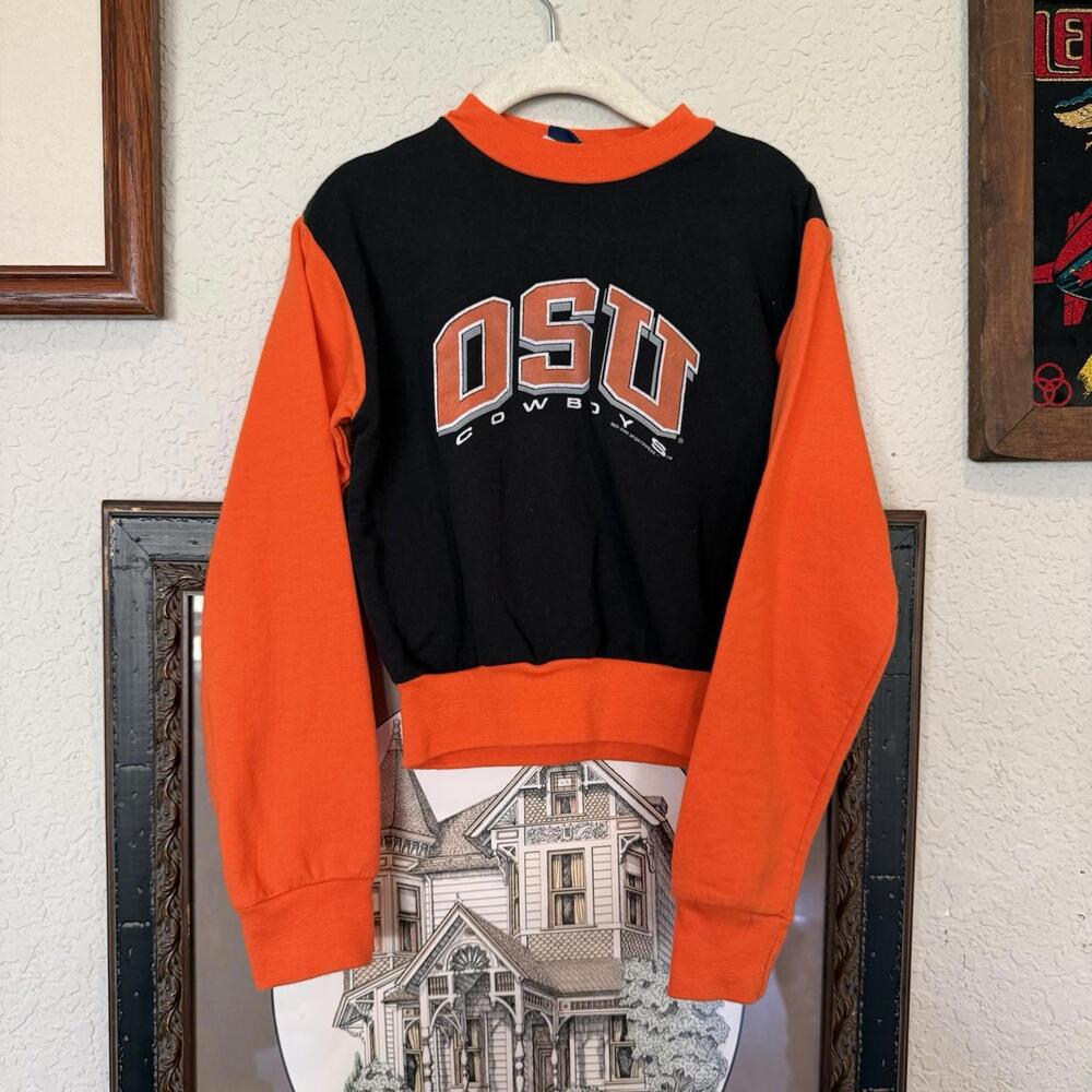 Vintage Oklahoma State‎ Toddler Sweatshirt Size 2T Kids College Football